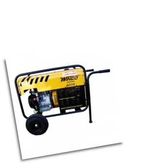 WINCO TWO-WHEEL INDUSTRIAL DOLLY KIT FOR ALL WINCO MODELS 4000W & LARGER BUILT IN 2012 AND PRIOR 8" PNEUMATIC TIRES PROVIDES EASY