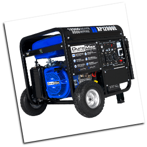 DuroMax XP12000E Gasoline-Elect start-12000 Watt 457cc18 HP Battery&Wheel kit-Included-Low oil shutoff-CARB/Caiif EPA Compliant-FREE SHIPPING (SKU: DuroMax XP12000E CARB/Caiif EPA Compliant)