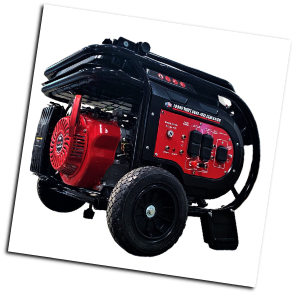 All Power 10000 Watt Dual Fuel GASOLINE/PROPANE-ELECTRIC START-Low engine oil alert--4x AC 120V outlets;1 x 120/240V twist-lock outlet;1x 12V DC- hour meter, maintenance free battery and flat free wheel kit-Fuel Gauge-FREE SHIPPING