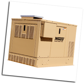 WINCO PSS12H2W KW  HOME STANDBY W/ HONDA GX ENGINE LP/NATURAL GAS,50 AMPS @ 240 VOLTS (SINGLE PHASE LOW OIL ALERT/SHUTDOWN AIR COOLED FREE SHIPPING)