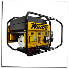 WINCO BIG DOG INDUSTRIAL GEN-WL22000VE/C,19 KW, 31 HP, AVR, ELECTRIC START AVR, 3600 RPM, 80 AMP ANDERSON PLUG, BRUSHLESS ALTERNATOR, BUILT IN AMERICA, COPPER WINDINGS, FUEL GAUGE, GFCI PROTECTION - FULL, HOUR METER-FREE SHIPPING