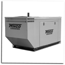 WINCO DR12I4 STANDBY DIESEL 12,500W Isuzu 3CE1 engine AVR,Battery Charger FREE SHIPPING (SKU: WINCO DR12I4-STANDBY DIESEL)