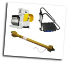 WINCO W15PTOS[15KW] PACKAGE INCL.PTO-TPH250 -515 RPM 3PT HITCH -300228 SHAFT=SINGLE PHASE, 2 POLE 60A NEMA 14-60P FULL POWER PLUG LARGE 3" VOLTMETER-CAST IRON GEAR CASE WITH 515 RPM 1 3/8" SPLINE INPUT SHAFT -FREE SHIPPING (SKU: WINCO W15PTOS15KW PTO-TPH250 -3Pt Hitch -300228 Shaft Package)