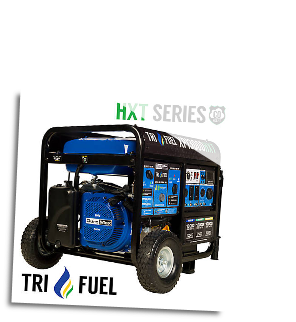 DUROMAX XP13,000 HXT-TRI-FUEL-CO ALERT GASOLINE-PROPANE-NATURAL-GAS- AUTOMATIC VOLTAGE REGULATOR-FUEL--PROPANE HOSE & REGULATOR INCLUDED-EPA/CARB -AUTOMATIC LOW OIL SHUTDOWN-ELECTRIC START-FREE SHIPPING