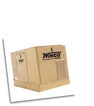 Winco ULPSS20B2W 1ph Air Cooled 20 kW Standby Generator Briggs & Stratton Vanguard Engine Sure Flow Cooling System DSE 3110 Digital Controller Prime Power Ready FREE SHIPPING