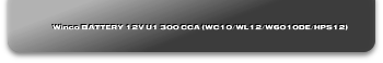 Winco BATTERY 12V U1 300 CCA (WC10/WL12/W6010DE/HPS12)