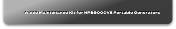 Winco Maintenance Kit for HPS9000VE Portable Generators