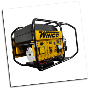 WINCO BIG DOG INDUSTRIAL GEN-WL22000VE/C,19 KW, 31 HP, AVR, ELECTRIC START AVR, 3600 RPM, 80 AMP ANDERSON PLUG, BRUSHLESS ALTERNATOR, BUILT IN AMERICA, COPPER WINDINGS, FUEL GAUGE, GFCI PROTECTION - FULL, HOUR METER-FREE SHIPPING