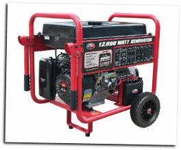 ALL POWER 12,000-Watt Gasoline Electric Start Generator-459cc OHV air cooled engine-4x 120V Outlets AC; 1x 120V Twist-Lock Outlet; 1x 120V/240V Twist-Lock Outlet; 1x 12V DC Outlet-FREE SHIPPING