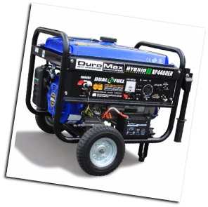 DuroMax XP4400EH 4400-Watt Dual Fuel Hybrid Propane/Gasoline w/ Wheel Kit &Electric Start,LowOil Shutoff-Idle control-FREE SHIPPING