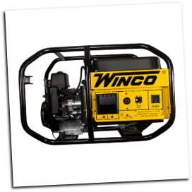 Winco W6000HE Electric Start w/ Honda GX340 Engine Automatic idle control •Gen Meter AVR •Fuel cap Multiple GFCI outlets CARB/CSA/EPA Free Lift Gate Shipping