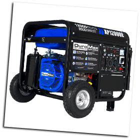 DuroMax XP12000E Gasoline-Elect start-12000 Watt 457cc18 HP Battery&Wheel kit-Included-Low oil shutoff-CARB/Caiif EPA Compliant-FREE SHIPPING