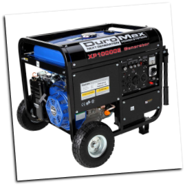 Duromax,10,000-Watt Gasoline Electric Start BatteryIncluded-420cc-18HP Idle Control- Wheel Kit-Low Oil  Shutoff-120v/240v 50 AmpCARB/Caiif EPA Compliant-FREE SHPPING (SKU: Duromax XP10000E GASOLINE)