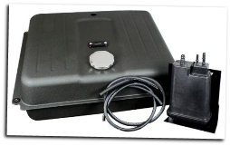 Winco Generators 19022-400 Fuel Tank Kit For use with EC18000VE and EC22000VE Emergen-C Vehicle Mounted Portable Generators Only; Includes 15 Gallon EPA Approved Steel Fuel Tank, Primer Bulb, Fuel Cap With Gauge, Carbon Canister, Fuel Line, Connectors, And (SKU: Winco Generators Fuel Tank Kit-19022-400)