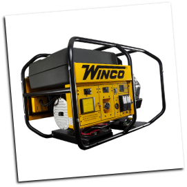 WINCO BIG DOG INDUSTRIAL GEN-WL22000VE/C,19 KW, 31 HP, AVR, ELECTRIC START AVR, 3600 RPM, 80 AMP ANDERSON PLUG, BRUSHLESS ALTERNATOR, BUILT IN AMERICA, COPPER WINDINGS, FUEL GAUGE, GFCI PROTECTION - FULL, HOUR METER-FREE SHIPPING (SKU: WINCO WL22000VE/C W/ FULL POWER  80 AMP ANDERSON PLG -24022-004)