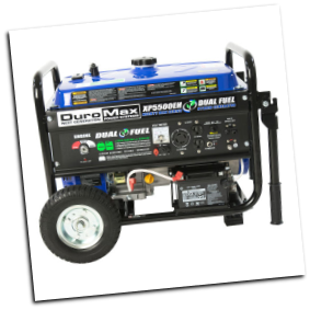 DuroMax-XP5500EH-DUAL FUEL GAS/PROPANE-7-5-HP-ElectricStart-Gas-Propane Idle control -Wheel-KitCARB/Caiif EPA Compliant,FREE SHIPPING (SKU: DuroMax-XP5500EH GAS/LP)