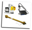 WINCO W15PTOS[15KW] PACKAGE INCL.PTO-TPH250 -515 RPM 3PT HITCH -300228 SHAFT=SINGLE PHASE, 2 POLE 60A NEMA 14-60P FULL POWER PLUG LARGE 3" VOLTMETER-CAST IRON GEAR CASE WITH 515 RPM 1 3/8" SPLINE INPUT SHAFT -FREE SHIPPING (SKU: WINCO W15PTOS15KW PTO-TPH250 -3Pt Hitch -300228 Shaft Package)